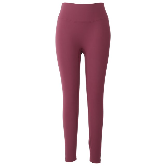 Las mujeres de alta cintura pantalones de yoga control de la barriga entrenamiento fitness pantalones de nylon deporte accessorysauce púrpura