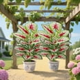 thumbnail image 4 of 2 large artificial palm trees and banana trees, multi-functional simulated green plants, suitable for any season, luxury garden, courtyard wedding, indoor and outdoor decoration  Decor Decorative, 4 of 18