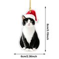 thumbnail image 3 of Dalxymotic Christmas Pet Acrylic Pendant, Christmas Acrylic Hanging Ornaments, Flat Printed Pet Pendant, Cute Ornament, Christmas Tree Decoration for Home, Mantel, Bookshelf, Desk, 3 of 8