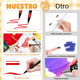 thumbnail image 4 of 60 Colores Marcadores Acrílica Tinta A Base De Agua estuche Belug, Negro, 4 of 5