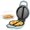 Blue, variant on Blue Double Omelette Maker with Dual 6.5 Inch Non-Stick Plates, Flip Design for Quick Omelets Burritos Breakfast Cooking Tool