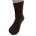 thumbnail image 2 of Lian LifeStyle Men's 3 Pairs Extra Thick Wool Blend Socks Diamond Size 9-11Brown, 2 of 2