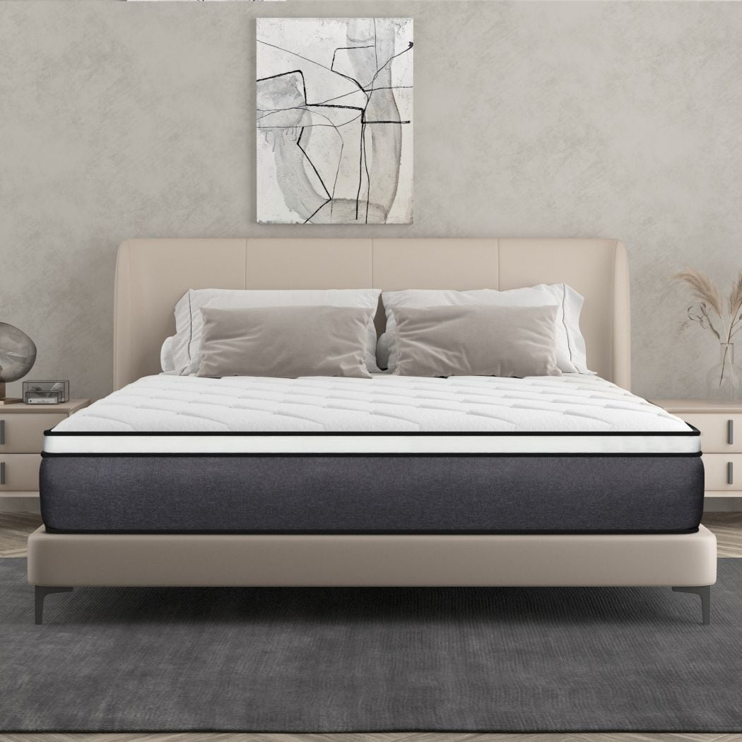 Mulinature King Mattress, 12 inch Hybrid Mattress in a Box,Medium Firm