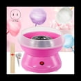 thumbnail image 2 of Cotton Candy Machine ,Mini Electric Cotton Candy Maker with Splash-Proof Plate Kids Party,US Plug,1 x Cotton Candy Machine 10 x candy sticks 1 x candy spoon,Pink, 2 of 9