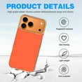 thumbnail image 4 of Case For Apple iPhone Air / 17 Pro / 17 Pro Max Series Case, Slim Thin Transparent Flexible Clear TPU Shockproof Phone Case For iPhone 17 Series, MARIGOLD, 4 of 6