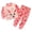 0-Pink130, variant on WOYY Toddler Boys' Outfit Set Cartoon Print Long Sleeve Top Pants Sleepwear, Sizes 3-4T