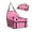 Pink, variant on Portable Dog Car Seat - Waterproof, Foldable Booster Seat for Small to Medium Dogs Cats with Safety Leash, Pink