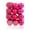 Hot Pink, variant on 24pcs 1.18" Small Christmas Ball Ornaments Shatterproof Christmas Decorations Tree Balls for Holiday Wedding Party Decoration, Tree Ornaments Hooks Included (Hot Pink, 3cm/1.18")