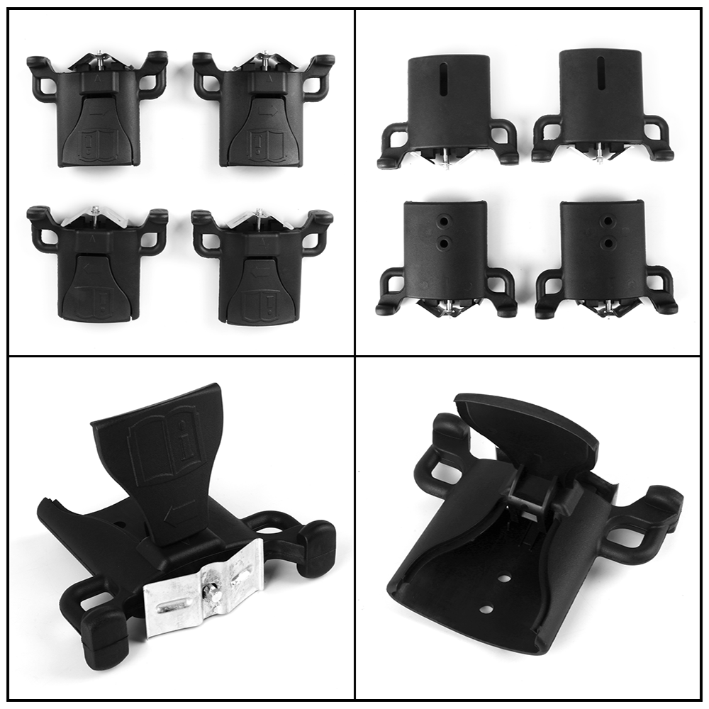 Ikon Motorsports Compatible with 10-17 Chevy Equinox GMC Terrain Factory Style Top Roof Rack Cross Bar Black