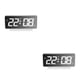 thumbnail image 2 of Kearding Despertador eléctrico LED dormitorio cabecera termómetro Snooze viaje espejo decoración interior escritorio relojes pantalla blanca Pantalla blanca 2Conjunto, 2 of 6