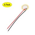 thumbnail image 1 of Unique Bargains 5 Pcs Piezo Discs 15mm Acoustic Pickup Transducer Microphone Trigger Elements CBG Guitar, 1 of 1