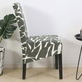 thumbnail image 3 of Large Dining Chair Covers,XL Stretch Printed Chair Protector Universal Removable Washable Anti-Dust Modern Spandex Chair Slipcovers for Kitchen Hotel Wedding-6 Pcs-D, 3 of 9