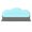 Blue, variant on BIMZUC Cleaning Brush Elastic Soft Head Comfortable Grip Silicone Material Multifunctional Blue (5.9 inches / 15 cm)[cite: 1]