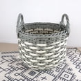 thumbnail image 7 of CoSoTower 3-Pack Stackable Hand Woven Wicker Storage and Laundry Basket with Handles, 7 of 7