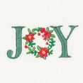 thumbnail image 5 of Linum Home Textiles Christmas Joy Embroidered Turkish Cotton Hand Towel - Set of 2, 5 of 7