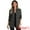Black, variant on DARING DIVA Women's Plaid Tweed Jackets Collared Lightweight Shackets XS Black