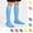 Red, variant on QSAWXQZ Kids' Soccer Socks Knee High Stretchy Breathable Cushioned Athletic Socks Free Size