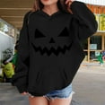 thumbnail image 2 of Mercatoo Halloween Sweatshirts for Boys Girls Cute Pumpkin Hoodie Long Sleeve Pocketed Pullover Shirts Fall Winter Warm Tops, 2 of 4