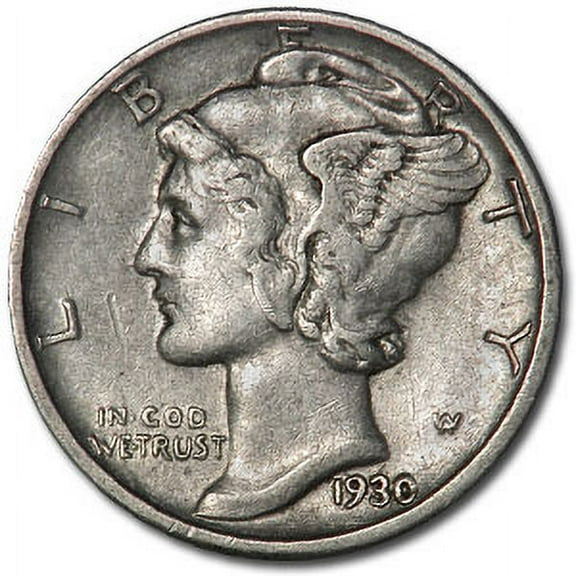 1930-S Mercury Dime XF