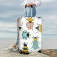 thumbnail image 3 of Lsque Colorful Insects Printed Luggage Cover, Travel Luggage Protector,Scratch and Dirt Resistant, Fits 18-32 Inch Luggage - Medium, 3 of 9