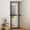 Black, variant on 73.6" Extra Tall Cat Gate, Transparent Detachable into 2 Low Gates, 29.5–36" Width, Pressure Mounted, Full Door for Stairs, Kitchen, Studio, Black