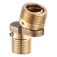 thumbnail image 2 of Conector de codo de ducha de pie curvo en ángulo para plomería de bañera, adaptador de grifo de ducha de baño universal confiable de cobre., 2 of 9