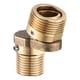 thumbnail image 2 of Conector de codo de ducha de pie curvo en ángulo para plomería de bañera, adaptador de grifo de ducha de baño universal confiable de cobre., 2 of 9