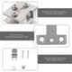 thumbnail image 4 of Glass Door Hinge Zinc Alloy for Door Use 2Pcs Replacement Parts for Showcase, 4 of 5