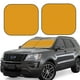 thumbnail image 1 of Balery Goldenrod Parasol para parabrisas de coche de 2 piezas | Parasol plegable para parabrisas delantero de coche para la mayoría de sedanes-Small, 1 of 6