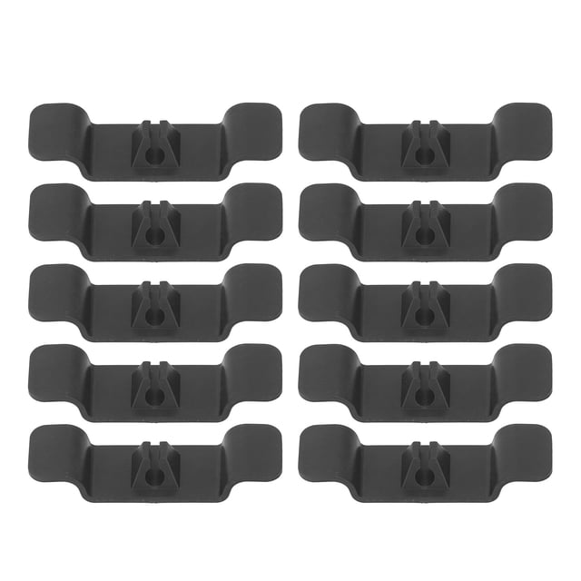 10Pcs Cord Organizer Durable Rubber Easy Installation Wide Application Cord Holder for Kitchen Machine Appliance Black
