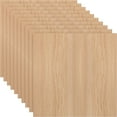 thumbnail image 4 of Ekena Millwork 7 3/4"W x 7 3/4"H x 3/8"T Wood Hobby Boards, Hickory (10-Pack), 4 of 6
