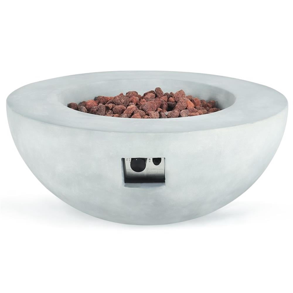 Teva Furniture Tuscon GRC Firepit with Stainless Steel Burner