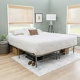 thumbnail image 3 of Linon Lowell King Folding Platform Mattress Base in Grey Powder Coated Steel, 3 of 14