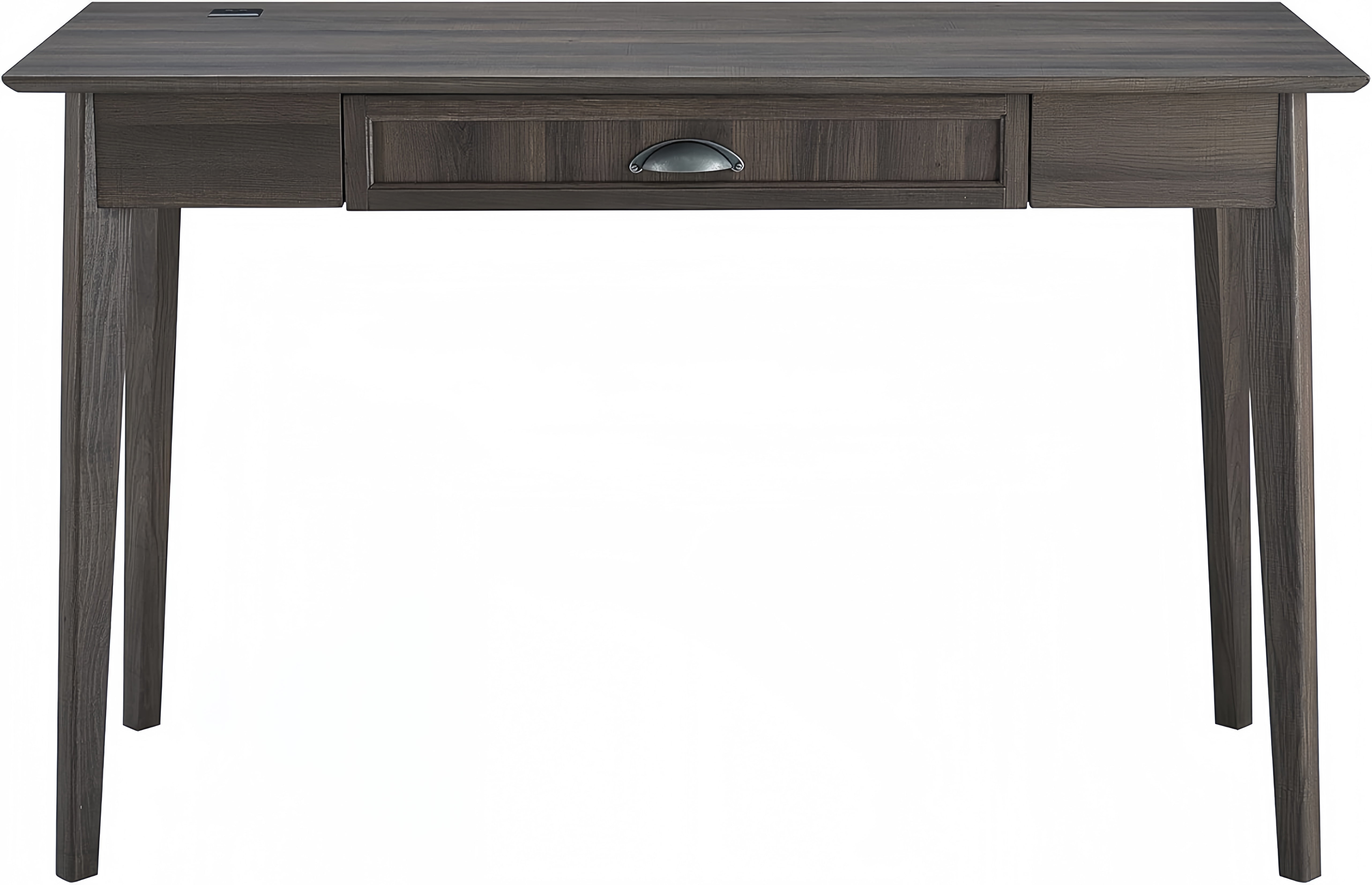 Caffoz Newport Series Home Office Computer Writing Desk,Smoke Oak