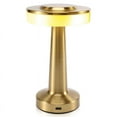 thumbnail image 2 of LED LáMpara de Mesa Recargable TáCtil Comedor Bar Noche PequeñA para Exteriores Decorativa, Dorado, 2 of 10