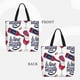 thumbnail image 2 of Balery Red Wine Glass Bottle Bolsa de Mano para Mujeres con Cremallera, Bolsa de Gimnasio con Compartimentos, Bolsa para Laptop, Bolsa para Trabajo, 2 of 7