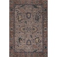thumbnail image 2 of Addison Rugs Mayfield Premium Machine Washable Traditional Global Mocha Rectangle Rug, 10' X 14' Machine Washable Traditional Global Mocha Oversized Sherpa Throw Blanket, 2 of 6