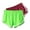 Red, variant on WIZUTIZ Sports Shorts for Women Comfy Leisure Fitted Cycling Dolphin Shorts Pack of 2 Elastic Spandex Mid Rise High Cut Swim Shorts Solid Swimsuit for Teen Girls Outdoor Blue