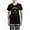 With Checker Pant, variant on - Great Dane IAAM Women's Dark Pajamas - Women's Short Sleeve Print T-Shirt and Pants Dark Cotton Pajama Set
