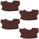 thumbnail image 4 of Coffee Cotton Stuffed Bear T Shirt Clothes for Bears Plush 4Pcs Set, 4 of 5