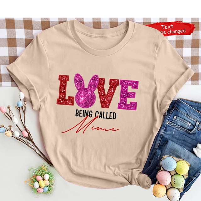 Pntutb T-Shirts à Manches Courtes pour Femmes T-Shirt Imprimé Jour de Pâques Mode Confortable Blouses Féminines tops Rollbacks