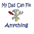 thumbnail image 2 of CafePress - My Dad Can Fix Anything / Onesie Body Suit - Baby Light Bodysuit, Size Newborn - 24 Months, 2 of 4