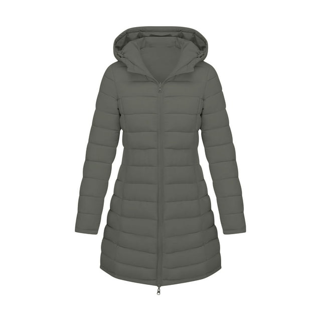 Manteaux d'Hiver pour Femmes - Longueur Régulière, Rembourrés - Décontractés, Usage Quotidien