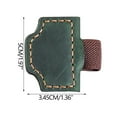 thumbnail image 2 of Tunhigl Vintage Magnetic Bookmark with Pen Clip Handcrafted Leather Book Marker for Bookworms Strong Magnetism Secure Page Hold Birthday Christmas Gift for Reading Studying Green, 2 of 5