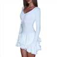 thumbnail image 2 of Vestido Gótico para Mujer, Acampanada, Cintura Corta, Larga, Corte A, Estilo Vintage S, 2 of 10