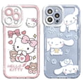 thumbnail image 2 of Funda transparente para Samsung Galaxy S23, S22, S21 Ultra, S20 FE, S10, Note 10 Plus, A50, A30, Hello Kitty, Cinnamoroll, 2 of 5