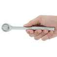 thumbnail image 2 of Hyper Tough Chrome Ratchet Wrench Heavy Duty Steel Round Head 3/8 inch, 2 of 13