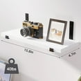 thumbnail image 4 of Fairy 10pcs Floating Shelves, Width 4.7 inches Wall Shelves, Home Wood Shelf Wall Mounted, White, 4 of 6