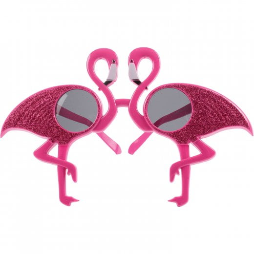 Coole Flamingo Brille Partybrille Paradies-Vogel Funbrille Hawaii Sonnenbrille 