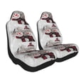 thumbnail image 2 of Naloa Christmas Snowman With Hat Car Seat Covers 2PCs Front Car Seat Covers Universal fit for Most Cars SUVs and Trucks - 1, 2 of 5